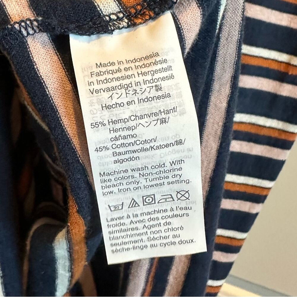 Madewell Striped Henley T-Shirt Dress - Picture 7 of 7